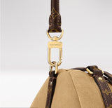 Express MM Handbag in Hazelnut Brown Soft Suede |M26358