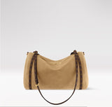 Express MM Handbag in Hazelnut Brown Soft Suede |M26358