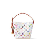 All In BB Handbag in White Multicolor Monogram Coated Canvas |M13089