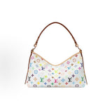 White-Coated Canvas Collaboration Shoulder Bag |M27578