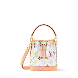 Nano Noé Handbag in Monogram Multicolore Coated Canvas |M27493