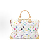 Speedy Soft 30 Handbag in Monogram Multicolore White Canvas |M27789