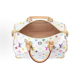 Speedy Soft 30 Handbag in Monogram Multicolore White Canvas |M27789