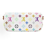 Monogram Multicolore Chain Bag in White Canvas |M27492