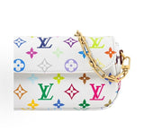 Monogram Multicolore Chain Bag in White Canvas |M27492