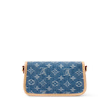 Nano Diane Classic Baguette Bag Miniature Edition Blue Jacquard Denim |M27700