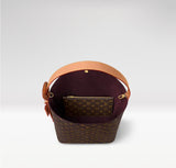 All In GM Monogram Canvas Brown Bucket Bag |M12926