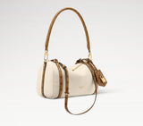 Express PM Small Handbag in Vanilla Soft Calfskin |M29392