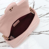 Pink Beige Leather Mini/Mini Chain Shoulder Bag |841290 AAFAX