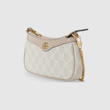 Beige Canvas Mini Handbag| 764960 FACJT 9641