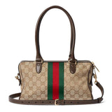 Borsetto Series Brown Medium Boston Bag |866732 FAFV9 9653