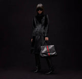 Large Black Premium Leather Paparazzo Handbag |875019 AAGIQ 1053