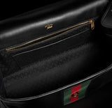 Large Black Premium Leather Paparazzo Handbag |875019 AAGIQ 1053