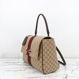 Medium Tote Bag, Beige GG Canvas|875018 FAFV9 9653