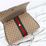 Medium Tote Bag, Beige GG Canvas|875018 FAFV9 9653