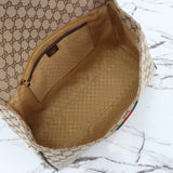 Medium Tote Bag, Beige GG Canvas|875018 FAFV9 9653