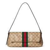 Medium Brown GG-Coated Canvas Shoulder Bag |874744 FAF79 8547