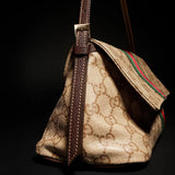 Medium Brown GG-Coated Canvas Shoulder Bag |874744 FAF79 8547