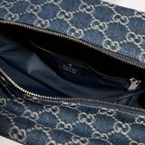 Medium Boston Bag in Dark Blue Washed GG Denim| 875228 FAF8V 4042
