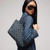 Large Blue Washed GG Denim Tote Bag 874745 FAF8V 4042