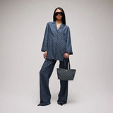 Large Blue Washed GG Denim Tote Bag 874745 FAF8V 4042