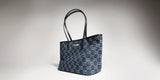Large Blue Washed GG Denim Tote Bag 874745 FAF8V 4042