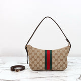 Mini/Small Shoulder Crossbody Bag in Dark Brown GG Canvas |863406 FAFV9 9653