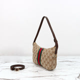 Mini/Small Shoulder Crossbody Bag in Dark Brown GG Canvas |863406 FAFV9 9653