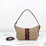 Mini/Small Shoulder Crossbody Bag in Dark Brown GG Canvas |863406 FAFV9 9653