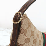 Mini/Small Shoulder Crossbody Bag in Dark Brown GG Canvas |863406 FAFV9 9653