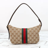 Mini/Small Shoulder Crossbody Bag in Dark Brown GG Canvas |863406 FAFV9 9653