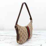 Mini/Small Shoulder Crossbody Bag in Dark Brown GG Canvas |863406 FAFV9 9653