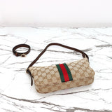 Mini/Small Shoulder Crossbody Bag in Dark Brown GG Canvas |863406 FAFV9 9653