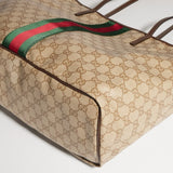 Dark Brown GG-Coated Canvas Large Tote Bag |874745 FAF79 8547