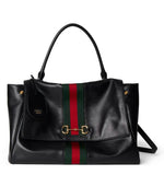 Large Black Ultra-Soft Premium Calfskin Tote Bag |875019 AAGIQ 1053