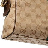 Medium Brown GG Canvas Boston Bag |866732 FAFV9 9653
