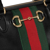 Large Black Soft Leather Boston Bag |866734 AAGIQ 1053