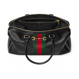 Large Black Soft Leather Boston Bag |866734 AAGIQ 1053