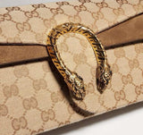 Brown GG Canvas Classic Monogram Dionysus Bag |874735 FAF7S 9642