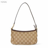 Gossip Collection Brown GG Canvas Small Underarm Bag |875847 FAFY1 9651