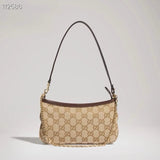 Gossip Collection Brown GG Canvas Small Underarm Bag |875847 FAFY1 9651