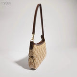 Gossip Collection Brown GG Canvas Small Underarm Bag |875847 FAFY1 9651