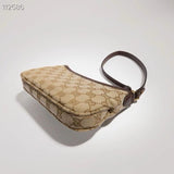 Gossip Collection Brown GG Canvas Small Underarm Bag |875847 FAFY1 9651