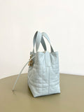 Toujours Vertical Tote Bag in Smoky Blue, Small Size |M2835OSOQ_M38Z