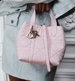 Toujours Vertical Tote Bag, Small, Pink|M2835OSNW_M29N