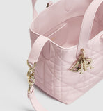 Toujours Vertical Tote Bag, Small, Pink|M2835OSNW_M29N
