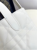 Toujours Vertical Tote Bag, Ivory, Small| M2835OSNW_M030