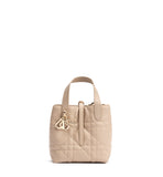 Toujours  Beige-Pink Vertical Tote Bag |M2835OSNW_M51U
