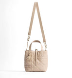 Toujours  Beige-Pink Vertical Tote Bag |M2835OSNW_M51U
