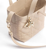 Toujours  Beige-Pink Vertical Tote Bag |M2835OSNW_M51U